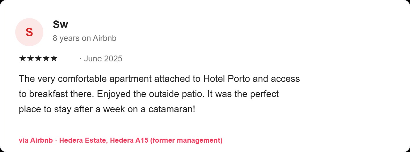 Guest review 10 (5★)