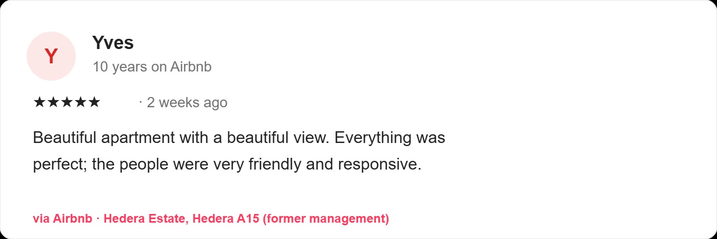 Guest review 2 (5★)