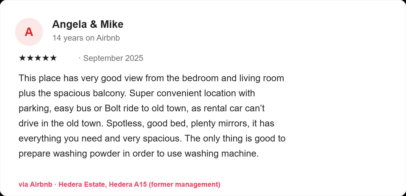 Guest review 5 (5★)