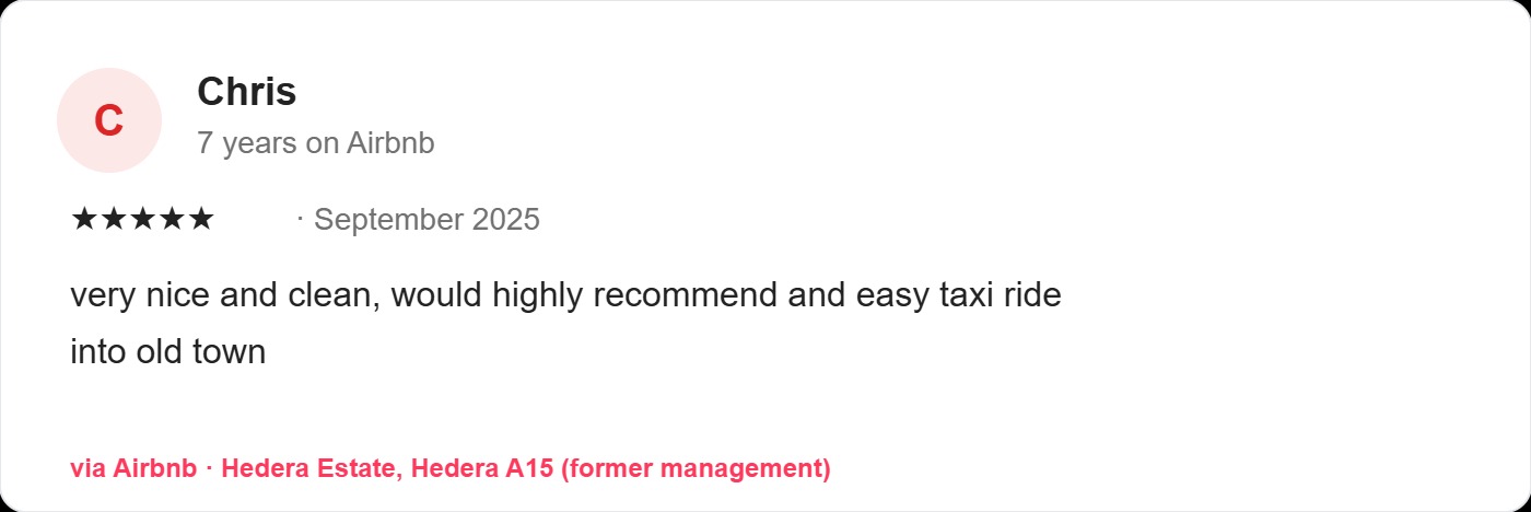 Guest review 6 (5★)