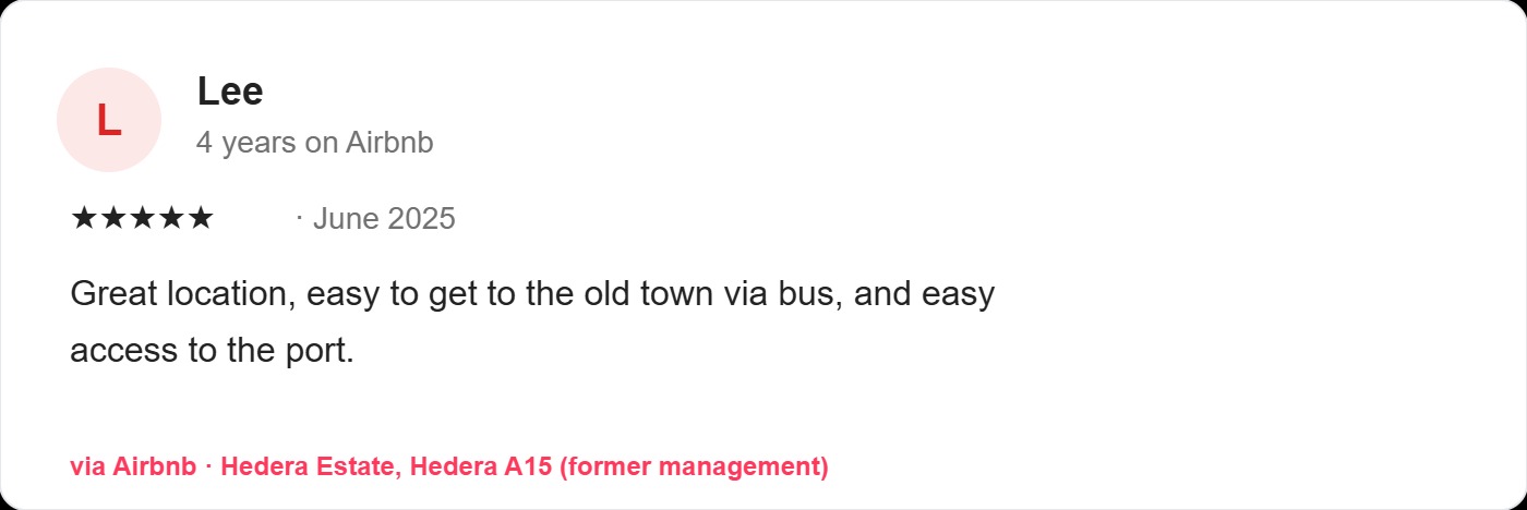 Guest review 9 (5★)